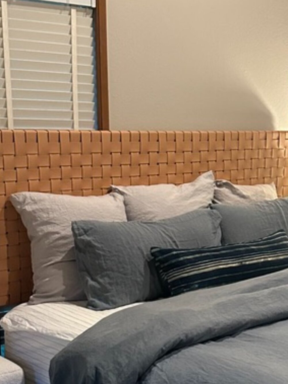 Bed Threads Fog Grey French Flax Linen Euro European Pillowcases - Set of 3